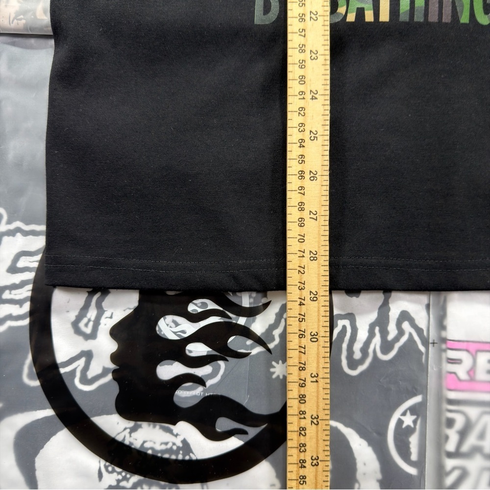 BAPE ABC Camo By Bathing Ape T-shirt ‘Black’ - Picture 5 of 7